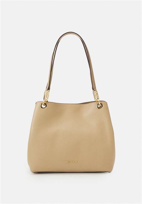 michael kors camel tote|Michael Kors large canvas tote.